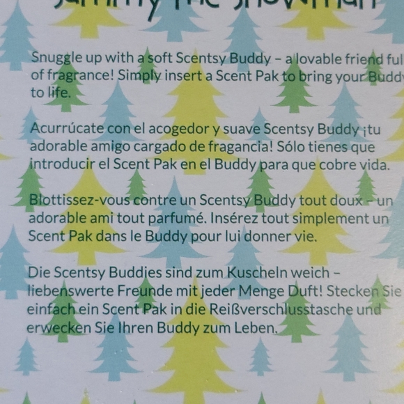 Scentsy Snowman Buddy - Picture 5 of 6
